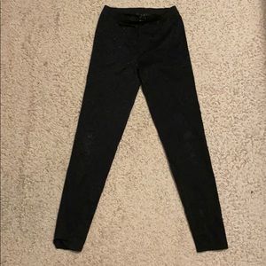 Black sparkle tights